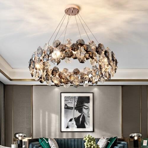 New Crystal Chandelier Lamp LED Hanglamp For Living Room Bedroom Home indoor lighting chandelier fixtures