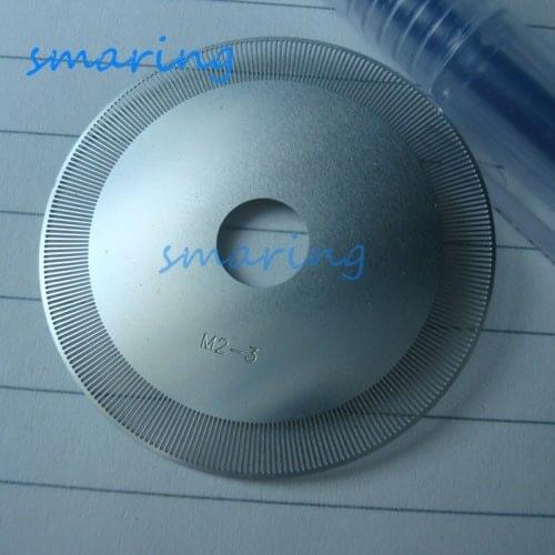 Customized M2-3 Code Stainless steel Code Plate Photoelectric Encoder Meter Wheel Outer Diameter 40MM 256-line Raster Code Disk