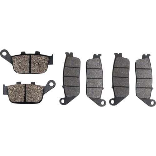 3 Pairs Set Of Front Brake Pads And Rear Semi-metallic For Cbr 250 Rr Cb 400 Sf