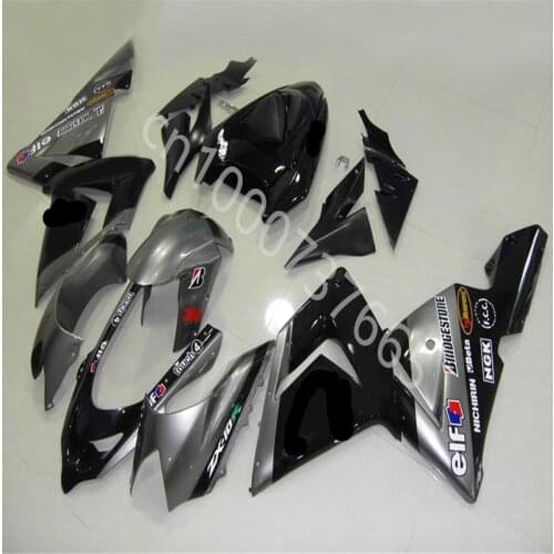 Black gray Fairing kit fit FOR KAWASAKI NINJA ZX10R 04-05 ZX 10R 04 05 ZX-10R 10 R 2004 2005 fairing kits