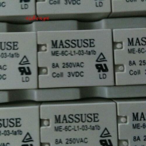 Me-6c-l1-03-1a1b 8A 3VDC six pin relay