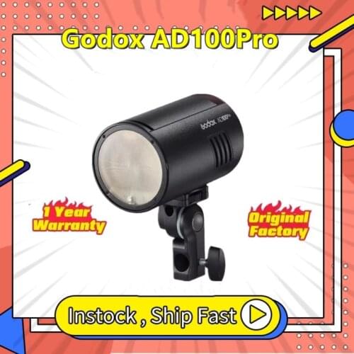 Godox AD100Pro TTL Pocket Flash light Kit for Canon Nikon DSLR photography studio Accessories youtube live PK Godox AD200pro