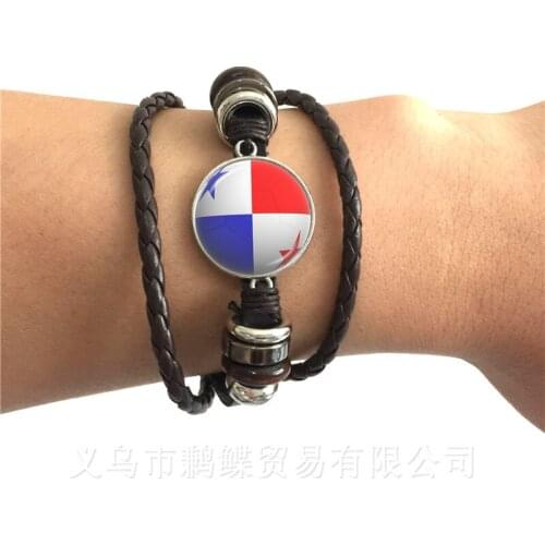 New 2018 Fashion Bracelet World Cup Football National Flag Panama,Australia,Egypt,Argentina,Russia,Germany,Denmark,Iceland