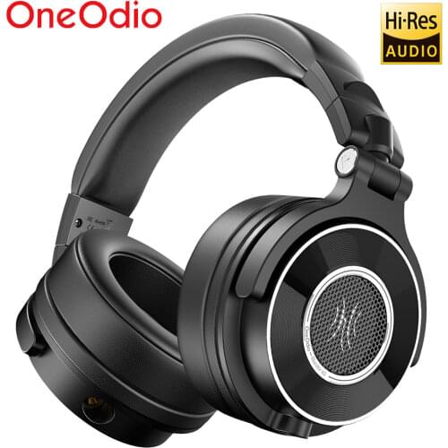 Oneodio Monitor60 Hi-Res Audio Wired Headphones Studio Monitoring Headphones For DJ Audio Pros Over Ear Headset With Microphone