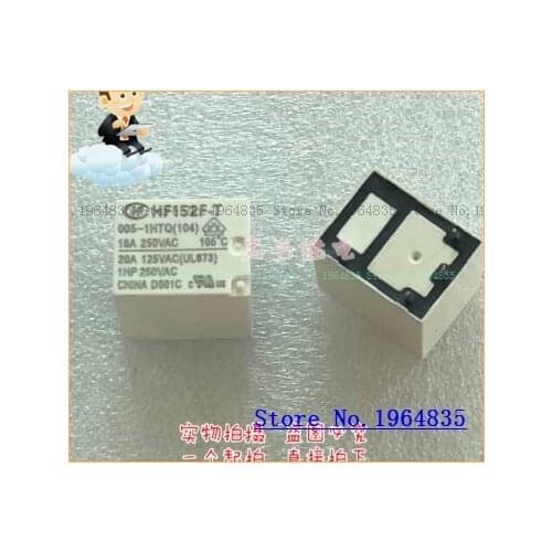Relay HF152F-T 005-1HTQ(104) 5VDC 4