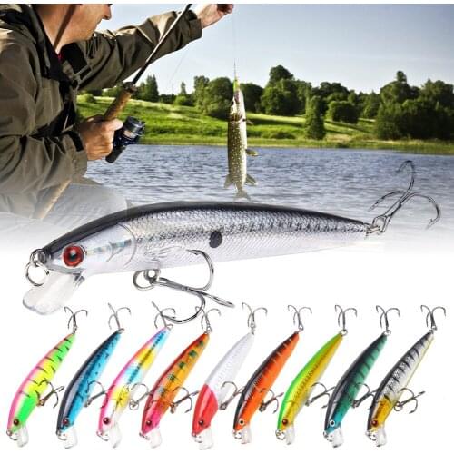 Fishing Lure 7g 10cm Trout Lure 3D Eyes Jigging Lure Swimbait Wobblers Crankbait Hard Lures Plastic Fishing Tackle Tools