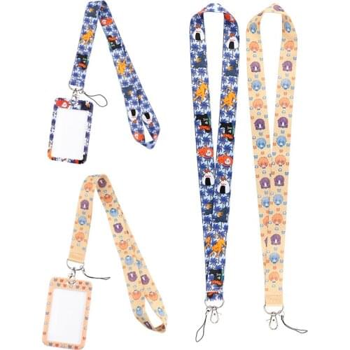 AD952 Patchfan Comics Fruit basket Print Lanyard for Key Neck Strap lanyard card ID Holder Keychain Badge Holder DIY Hang Rope