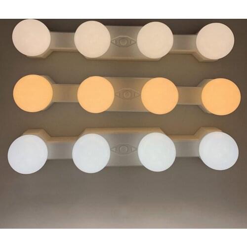 LED Hollywood Dressing Table Makeup Mirror Vanity Lighted Cosmetic Dimmable Bulb Bathroom Dressing Lighting Bulbs Dimmable