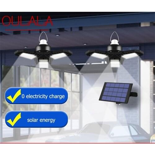 OULALA Outdoor Solar Light Waterproof IP65 LED Hanging Energy Saving Lighting For Patio Garden Home Decoration