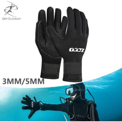 Water Sports 3mm/5mm Neoprene Scuba Diving And Snorkeling Diving Gloves Slip Spearfishing Underwater Hunting Gloves