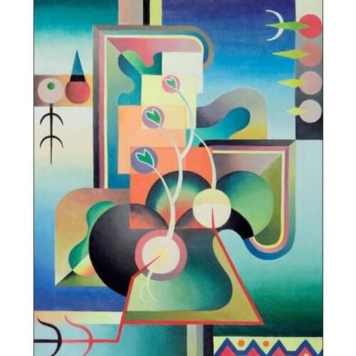 High quality Oil painting Canvas Reproductions Modality Series, Spring Awakening 854A (1937) by Jock Macdonald hand painted