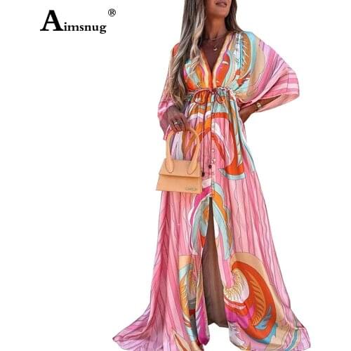2021 New Bohemian Flower Print Long Maxi Dress Patchwork Sashes Beach Dresses Plus size 3xl Women Robe Long Sleeve Female Dress