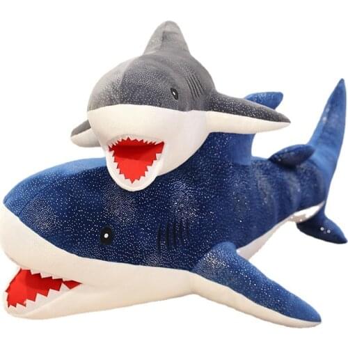 1PC Whale Plush Toys Popular Sleeping Pillow Travel Companion Toy Cute Stuffed Animal Fish Pillow Toys