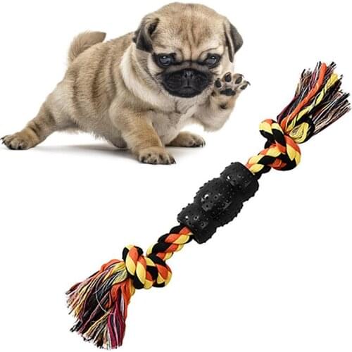 1pcs Bite Resistant Pet Dog Chew Toys for Small Dogs Cleaning Teeth Puppy Dog Rope Toy Playing Animals Dogs Toys Pets