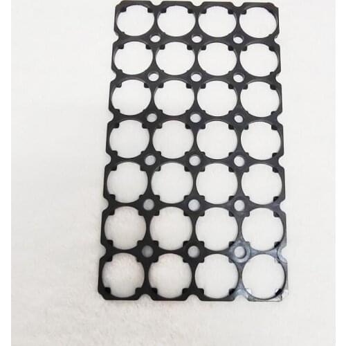 10pcs/lot 2*5 3*5 4*5 5*5 32650 Battery Holder Bracket Cell Safety Anti Vibration Plastic Brackets For 32650 Lithium Batteries