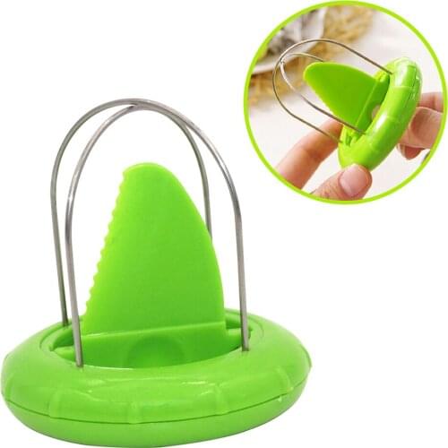 2Pcs Stainless Steel Wire Kiwi Peeler Kitchen Tools Dust-proof Fruit Slicer Handheld Kiwi Peeling Tool