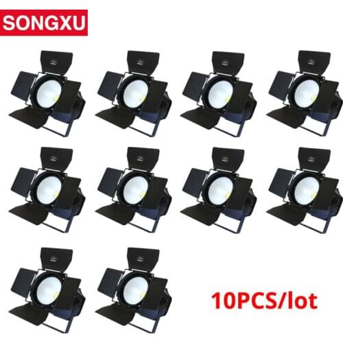 200W COB LED Wash Par Light White and Ware White Square COB Blinder Light for Studio Concert Stage Party 10pcs/lot/SX-SCOB200