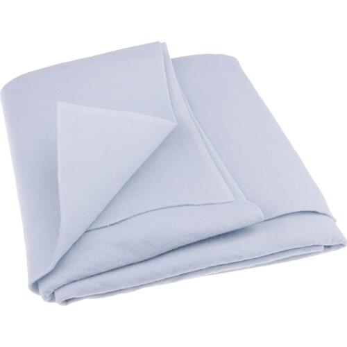 280g Iron On Interfacing Fabric - 1 Metre - White - Sewing Machine Safe, Self