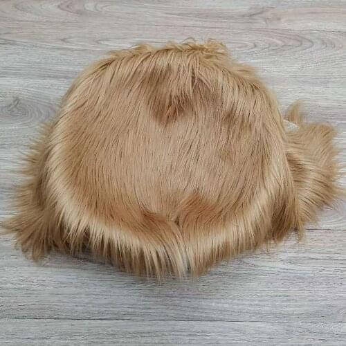 75x50CM Photo Shoot Props Soft Long Pile Faux Fur Mongolia Newborn Baby Blanket Basket Filler for Infant Photography Accessories