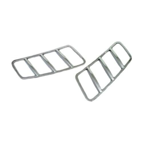 ABS Plastic Chrome Hood Vent Trim Covers for Mercedes Benz W166 ML Class-Free Shipping