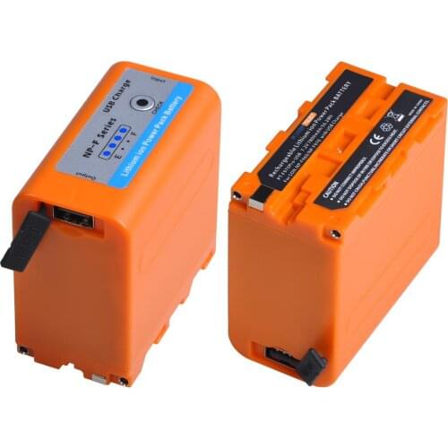 PowerTrust NP-F960pro NP-F970pro F960 F970 Battery with USB Charge Output For Sony PLM-100 CCD-TRV35 MVC-FD91 MC1500C L50