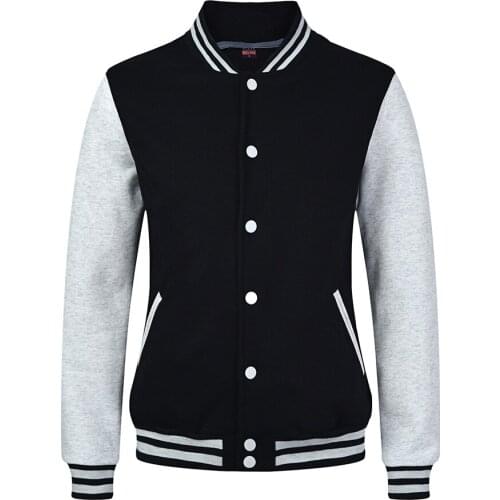 Baseball Jackets Men 2019 New Fashion Design Slim Fit College Varsity Coat Womens Jacket Support Custom Print Photo/Text