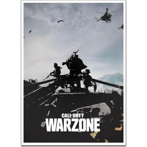No Frame HD Home Decoration Printing COD Warzone Black Poster Canvas Wall Art Oil Painting Living Room Decor