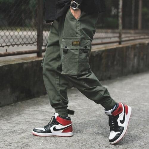 2019 New Arrival Cotton Cargo Pants Freeshipping Pockets Full Length Men Military Ins Overalls Trousers Ul Elastic Waist Army