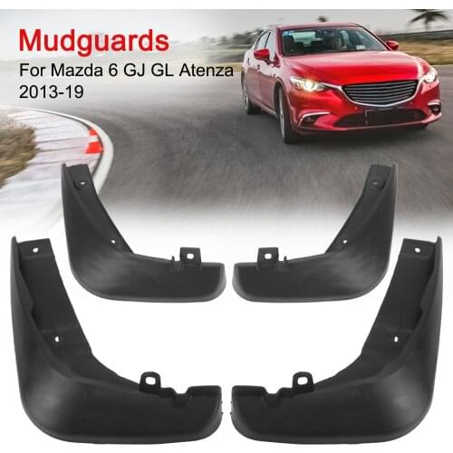 Splash Guards Mudguards Fender 4pcs/set For Mazda 6 GJ GL Atenza 2013-2019 Auto Parts ABS Car Accessories Front Rear Mud Flaps