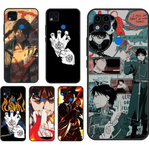 Fullmetal Alchemist Mustang Gloves Case For Xiaomi Redmi Note 10 Pro Case For Redmi Note 9 Pro 7 8 8T 9S 9A 9C 9T Back Cover