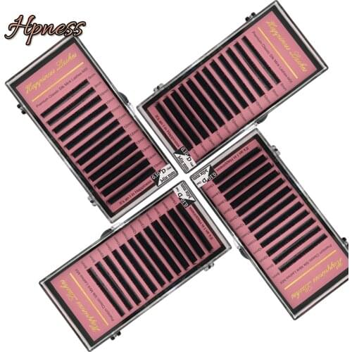 Soft Natural Eyelash Extension Individual Curl C/CC/D Eyelashes 0.03-0.15mm Thickness Eyelash Extension For Make Up Professional