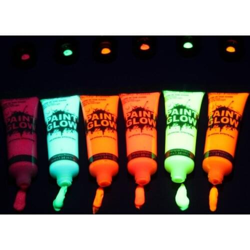 5 PCS Girls Boys Neon Fluorescent Face Body Paints For Party Stage Makeup