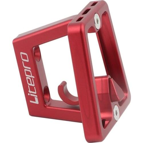 New Litepro Front Carrier Cycling Parts for Brompton Aluminum Alloy Pig Nose Panniers Block Bracket Bag Racks Folding Bike