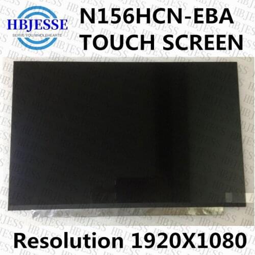 Original New 15.6'' LCD Screen LED Display N156HCN-EBA has touch function IPS FHD 1920X1080 Matrix Laptop Panel replacement