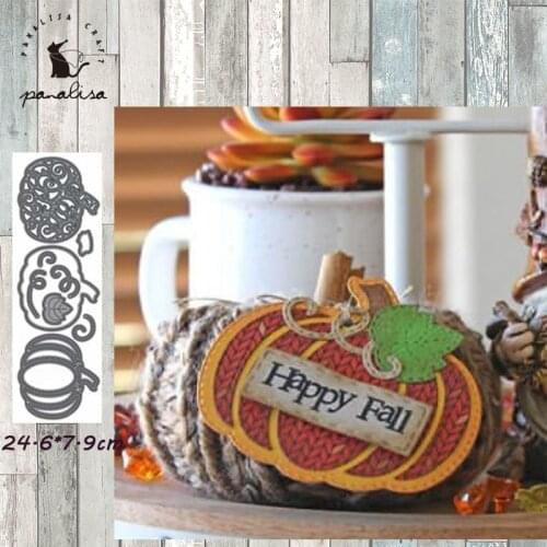 Panalisacraft Halloween big pumpkin Metal Cutting Dies Stencils for DIY Scrapbooking album Decorative Embossing DIY Paper Cards