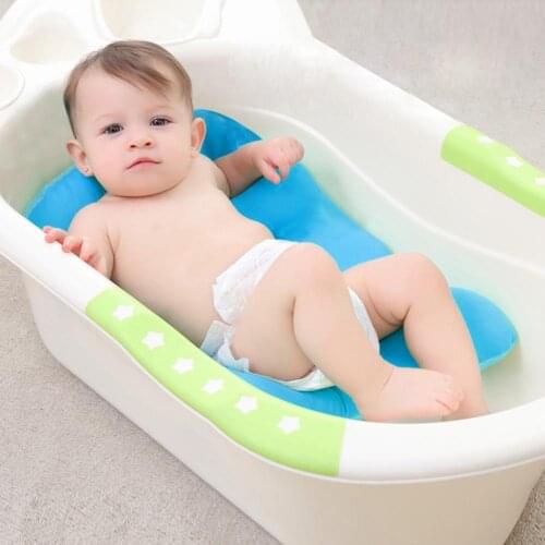 Portable Baby Non-Slip Bath Cushion Bathtub Mat Infant Safety Seat Support banheiras de bebê bain et douche baby bath tub