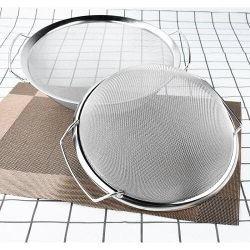 304 Stainless Steel Kitchen Rice Sieve Washing Bowl Food Vegetables Cleaning Strainer Drain Basket
