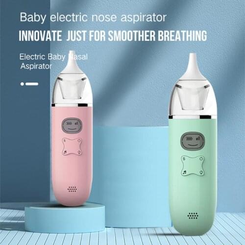USB Nasal Aspirator Baby Electric Nasal Aspirator Newborn Baby Nose Cleaner Safety Sanitation Nasal Dischenge Patency Tool