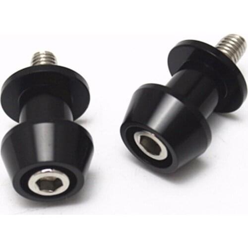 10mm Swing Arm Spools Sliders Stand For Kawasaki Ninja 250R 300R 400R ZX-6R Z750R Versys 650 Yamaha YZF750 FZR600 FZR1000