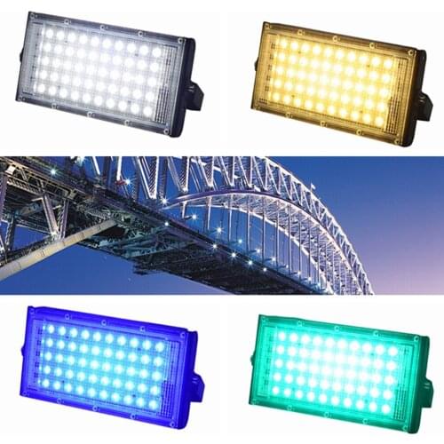 2021 Led Flood Light 50W AC 220V Outdoor Floodlight Spotlight IP65 Waterproof LED Street Lamp Landscape Lighting Outdoor Lamp