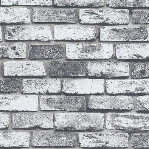 Deep Embossed 3D Brick Wall Paper Modern Vintage Stone Wallpaper For Living Room Restaurant Background Wall Covering Home Decor