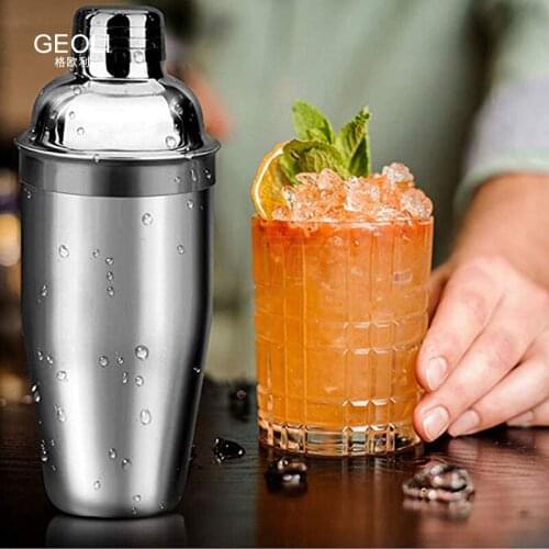 5pcs Stainless Steel Cocktail Shaker Mixer Shaker Set For Bartender Drink Party Bar Tools