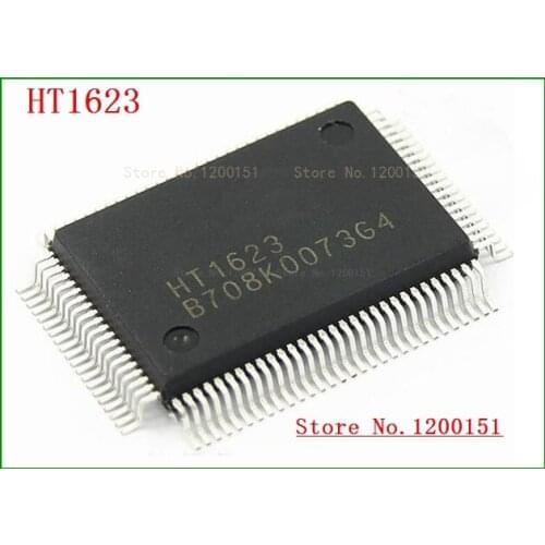 HT1623 LCD driver chip specializes in 384 dot matrix in stock QFP100