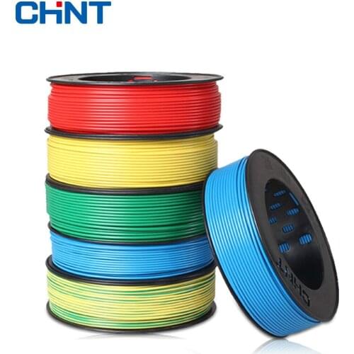 CHNT Wire And Cable National Standard Multi-strand Soft Wire GB Copper Wire BVR 1.5 Square 10 Meters