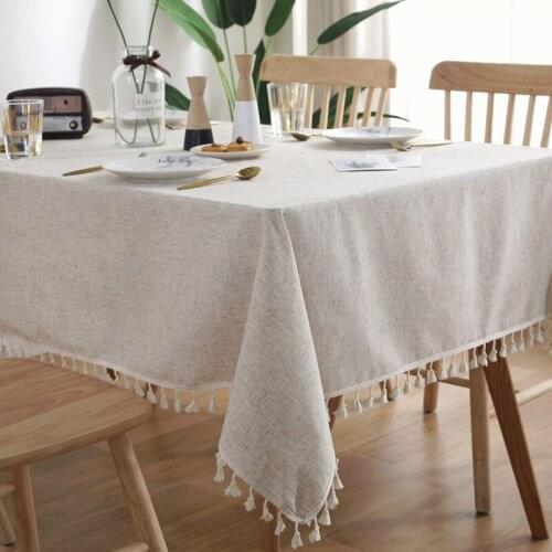 Home Decorative Table Cloth Linen Lace Tablecloth Rectangular Dining Table Cover Table Cloths Obrus Tafelkleed Mantel Mesa Nappe