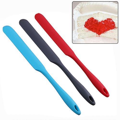 Long silicone spatula Butter cream mixing knife Baking cake cream spatula Kitchen accessories baking tools for cakes