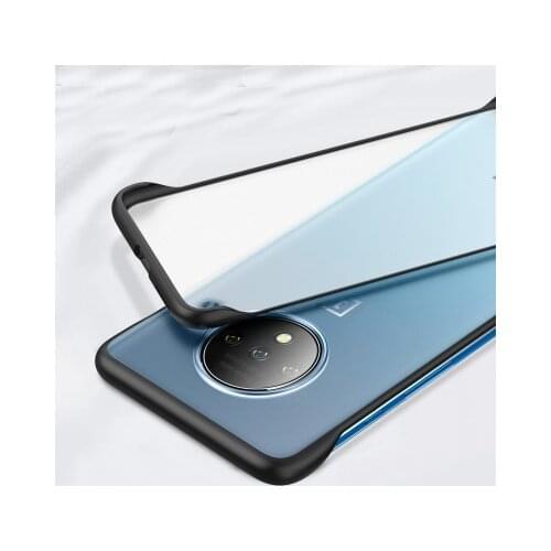 For OnePlus 7T Case Hard Matte Transparent Slim With Ring Protective Back Cover case for one plus 7t Pro oneplus7t 1+7t pro