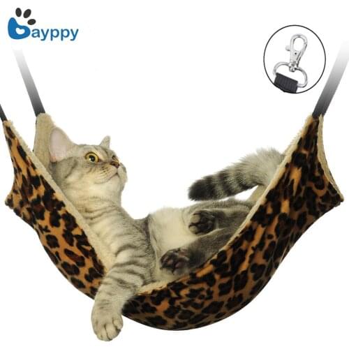 Breathable Cat Bed Pet Hammock Soft Pet Kitten Cage Bed Cover Cushion Comfortable Pet Mat for Cat Ferret Cage House Pet Products