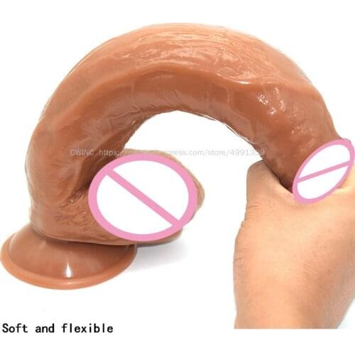 Dildo Large Size 12 Inches Hands Free Waterproof with Suction Cup for Women