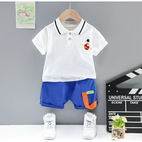Toddler Clothing Set Summer Fashion Boys T-Shirt+Shorts Infant Clothes Clothes Cotton Newborn Outfits Kids Tracksuit 1-4 Year